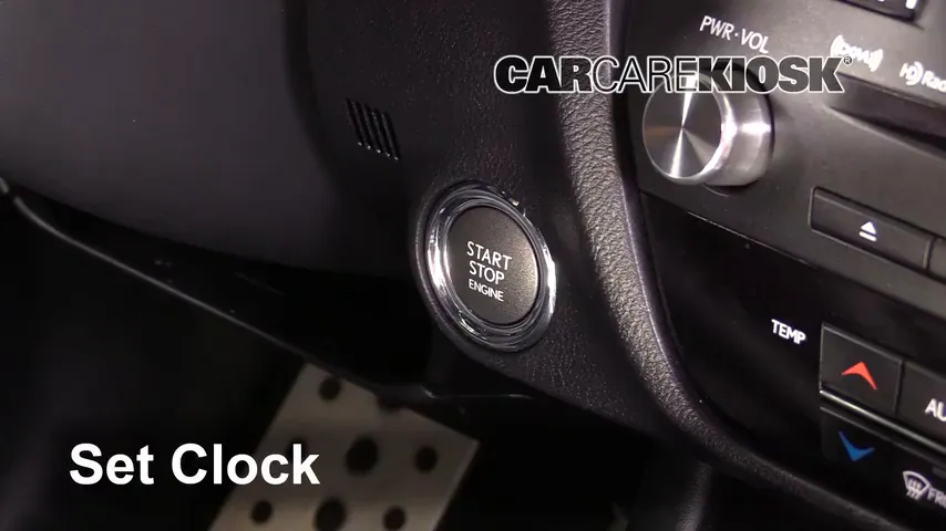 2016 Lexus RX350 3.5L V6 Clock Set Clock